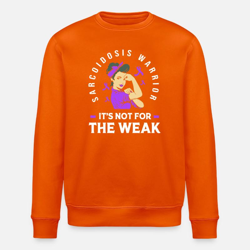 Sarkoidose - Stanley/Stella Unisex Bio-Sweatshirt ROLLER - Tieforange