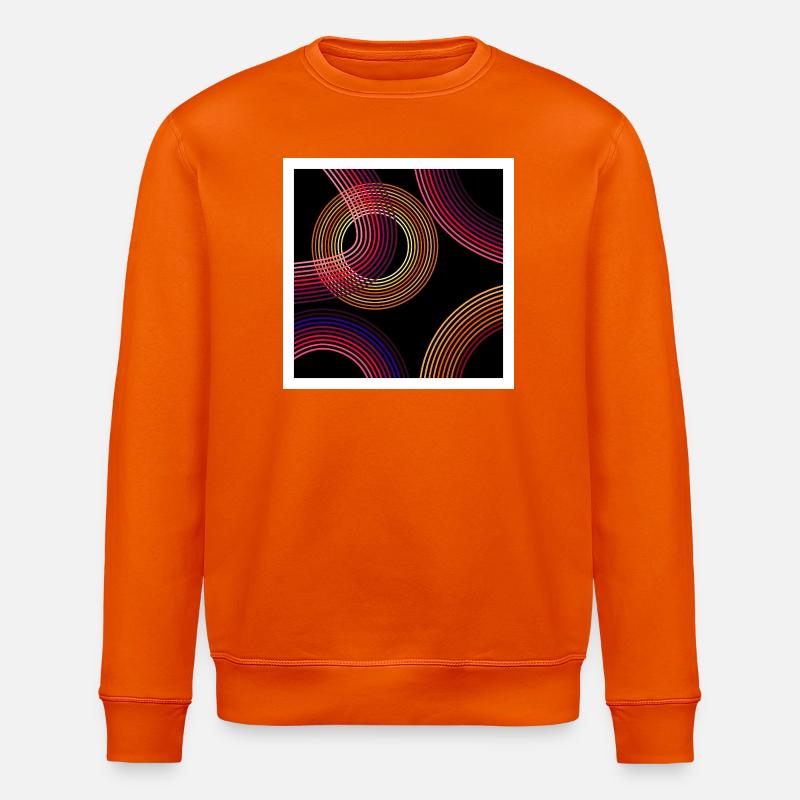 Neon Wirbel - Stanley/Stella Unisex Bio-Sweatshirt ROLLER - Tieforange