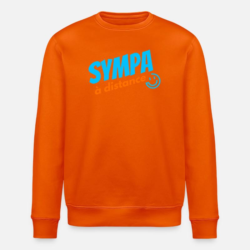 Aus der Ferne cool - Stanley/Stella Unisex Bio-Sweatshirt ROLLER - Tieforange