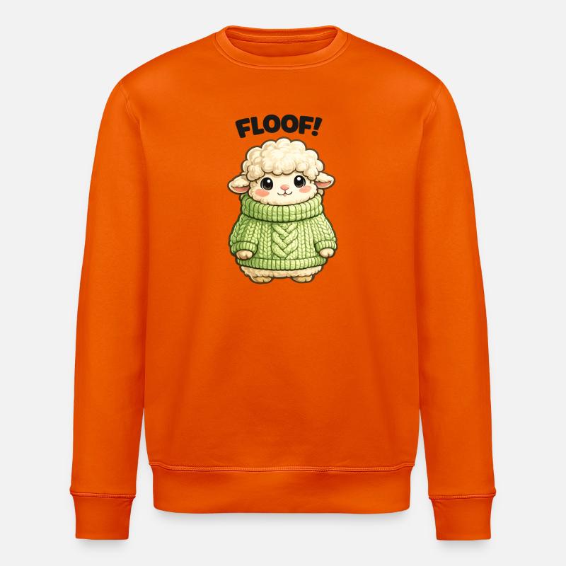 Design de pull mouton câlin - Sweat bio ROLLER Stanley/Stella Unisexe - orange profond