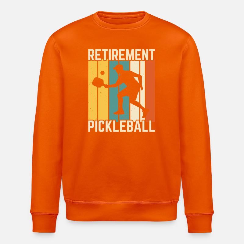 Ruhestand Pickleball Retro - Stanley/Stella Unisex Bio-Sweatshirt ROLLER - Tieforange
