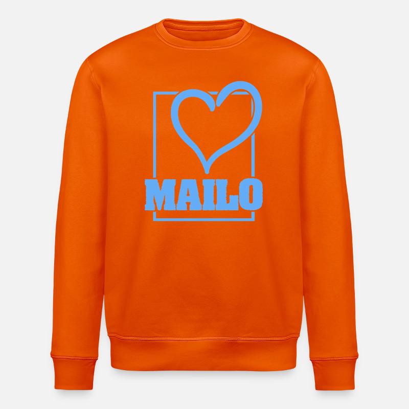Bachelor Mailo - Sweat bio ROLLER Stanley/Stella Unisexe - orange profond