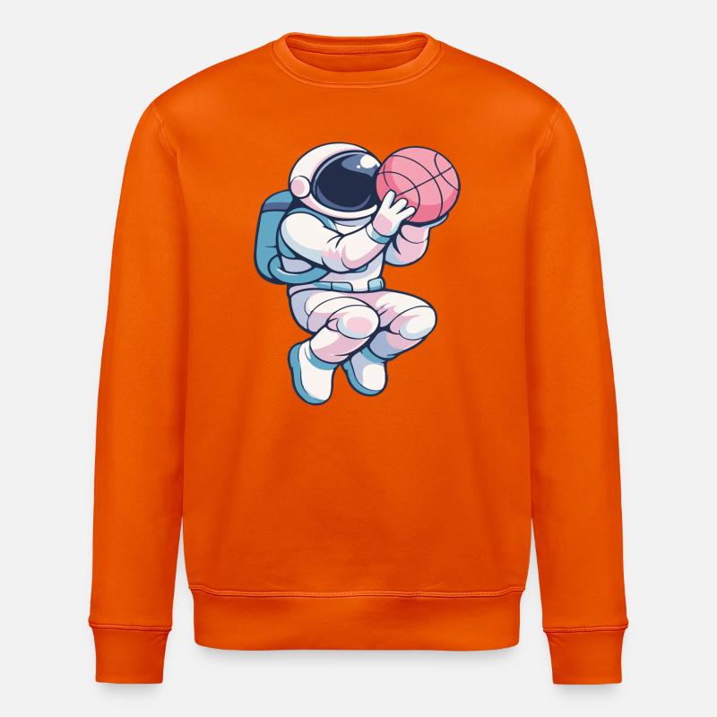 Astro Hoops: Lunar Dunk - Stanley/Stella Unisex Bio-Sweatshirt ROLLER - Tieforange