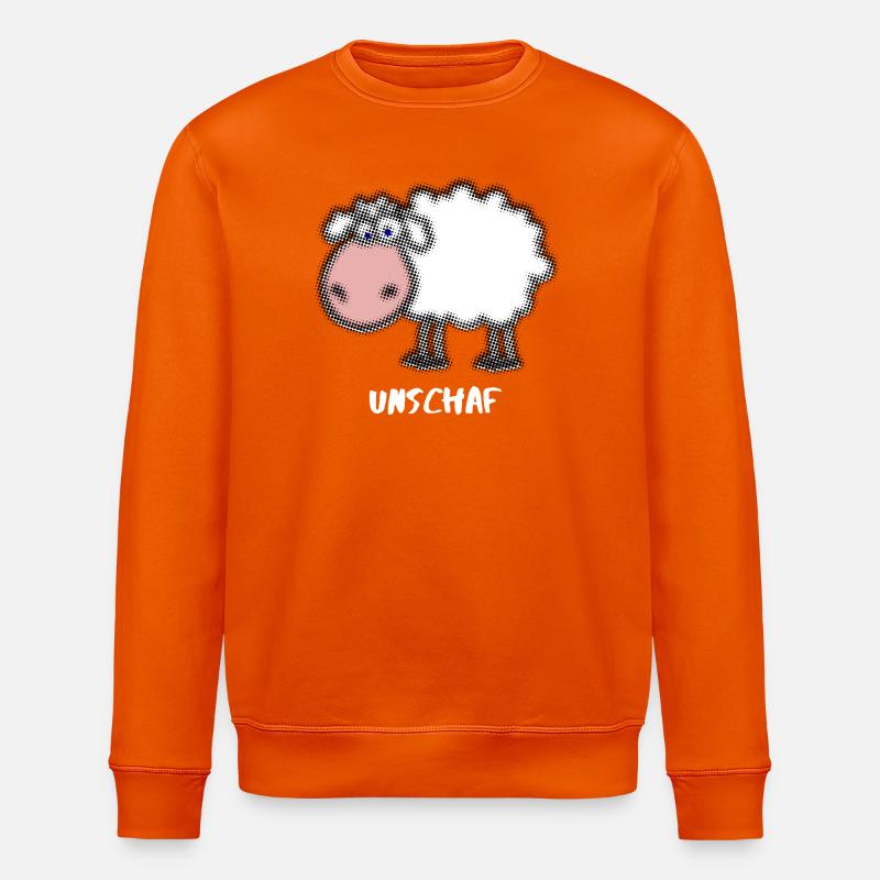 Unschaf - Stanley/Stella Unisex Bio-Sweatshirt ROLLER - Tieforange