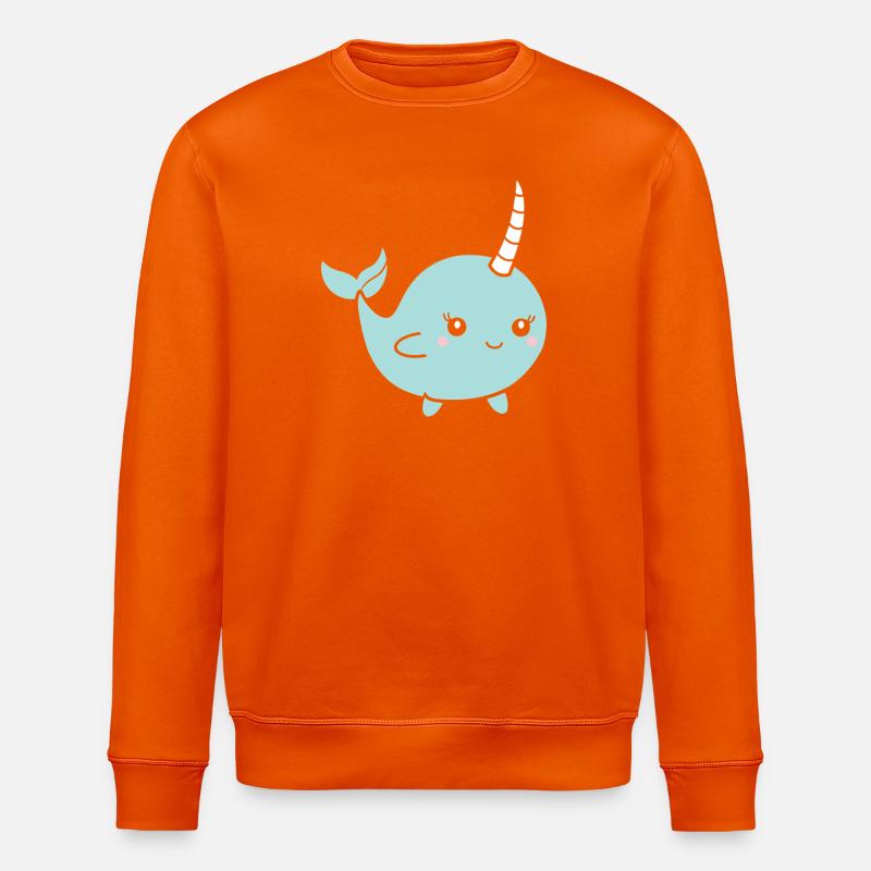 Narwal - Stanley/Stella Unisex Bio-Sweatshirt ROLLER - Tieforange