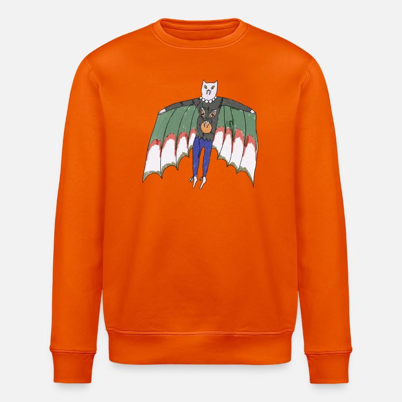 Chat Vampire - Sweat bio ROLLER Stanley/Stella Unisexe - orange profond