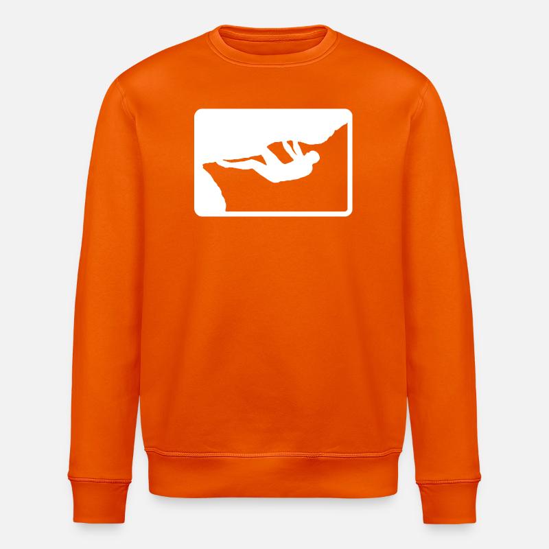 Outdoor Boulderer - Stanley/Stella Unisex Bio-Sweatshirt ROLLER - Tieforange