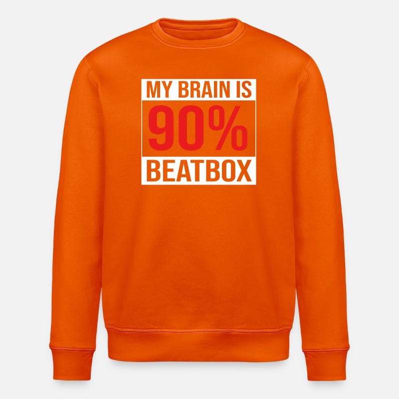 Beatbox - Stanley/Stella Unisex Bio-Sweatshirt ROLLER - Tieforange