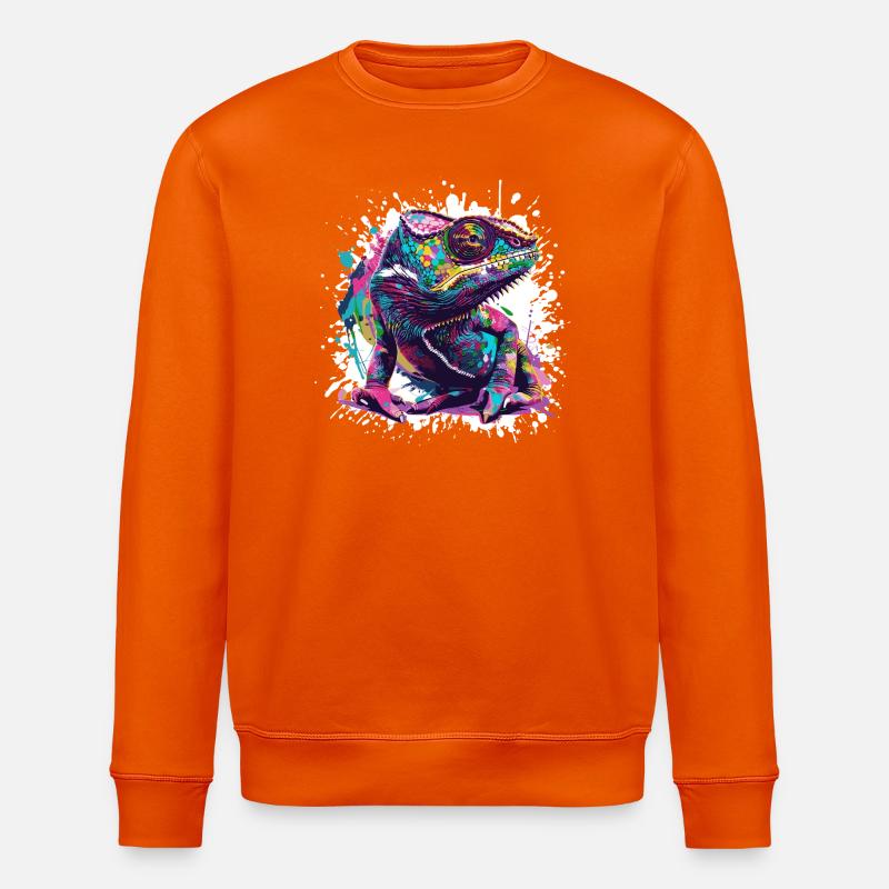  Gecko Spritzer - Stanley/Stella Unisex Bio-Sweatshirt ROLLER - Tieforange