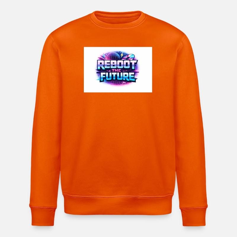 Reboot the Future Neon - Stanley/Stella Unisex Bio-Sweatshirt ROLLER - Tieforange