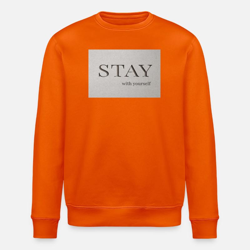 Reste – avec toi-même - Sweat bio ROLLER Stanley/Stella Unisexe - orange profond