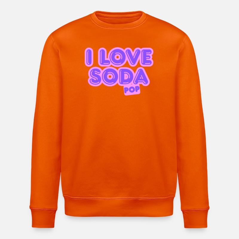 J'adore les sodas - Sweat bio ROLLER Stanley/Stella Unisexe - orange profond