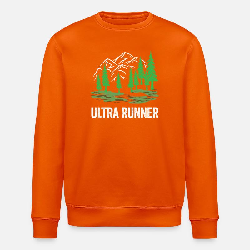Ultra-Läufer - Stanley/Stella Unisex Bio-Sweatshirt ROLLER - Tieforange