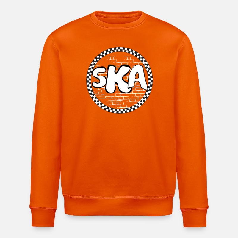 Ich werde ein T-Shirt anziehen - Stanley/Stella Unisex Bio-Sweatshirt ROLLER - Tieforange