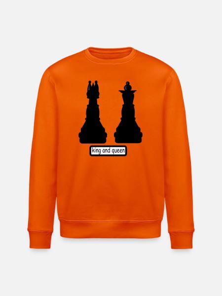 king_and_queen - Stanley/Stella Unisex Bio-Sweatshirt ROLLER - Tieforange