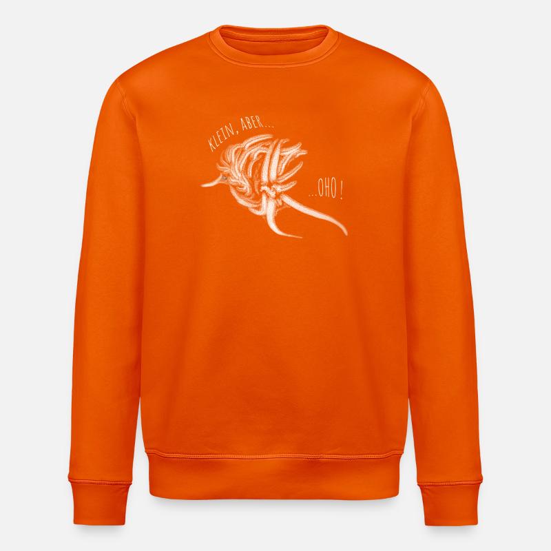 Nacktschnecke – little beauty - Stanley/Stella Unisex Bio-Sweatshirt ROLLER - Tieforange