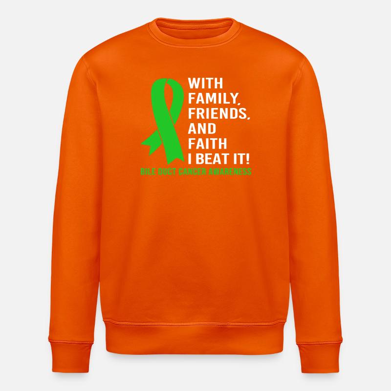 Gallengangskrebs - Stanley/Stella Unisex Bio-Sweatshirt ROLLER - Tieforange