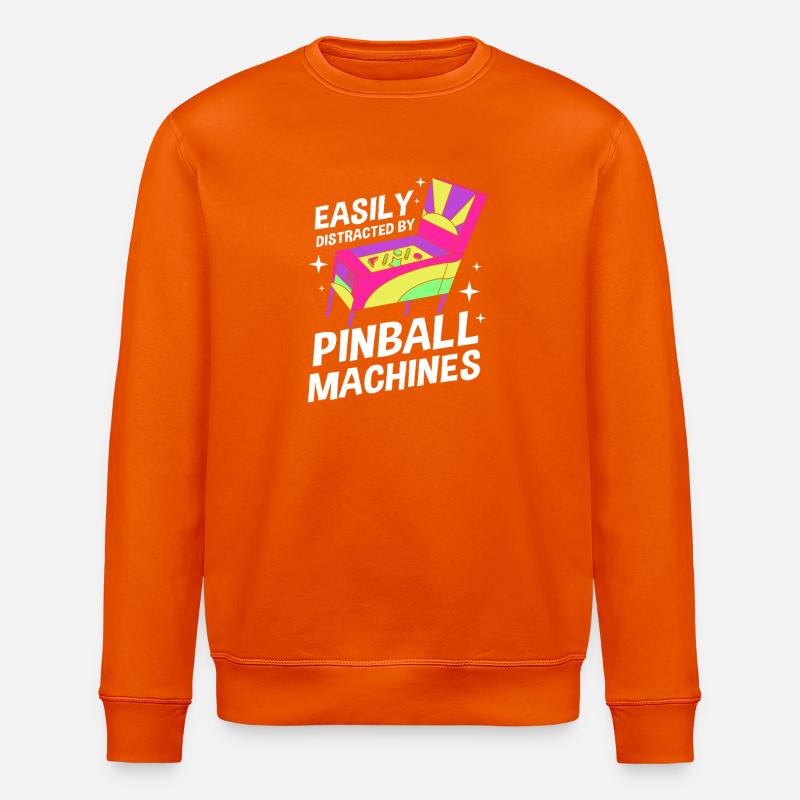 Flipper Pinball - Stanley/Stella Unisex Bio-Sweatshirt ROLLER - Tieforange