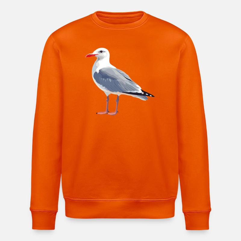 Mouette - Sweat bio ROLLER Stanley/Stella Unisexe - orange profond