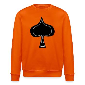 spades - Stanley/Stella ROLLER Unisex Organic Sweatshirt - bright orange - Front - Nik (191cm)