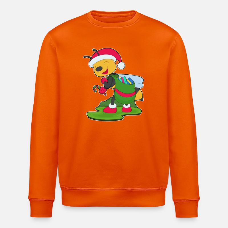 Paquets de Noël Bee - Sweat bio ROLLER Stanley/Stella Unisexe - orange profond