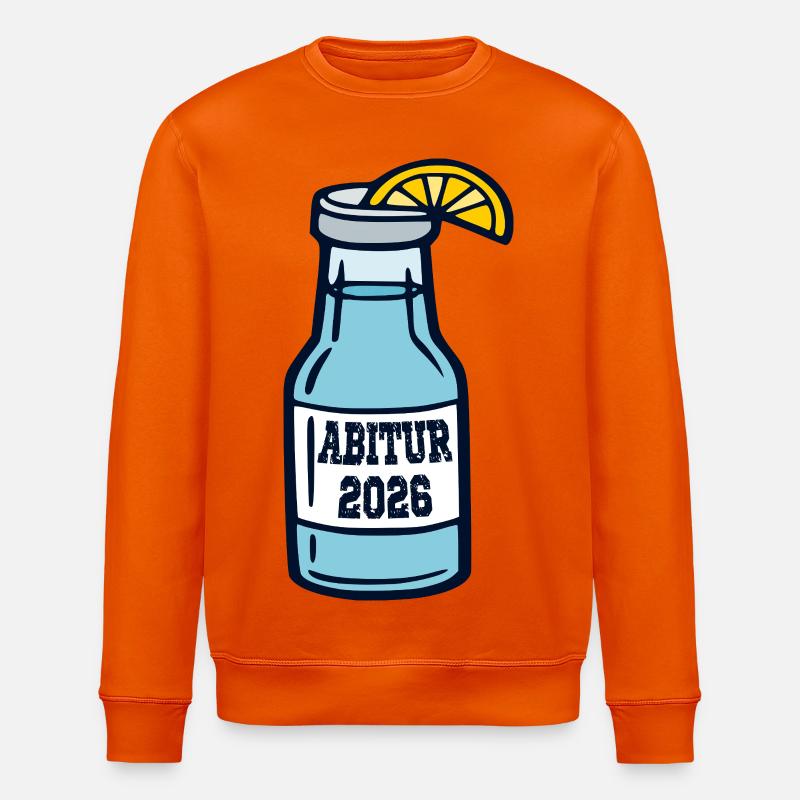 Abschluss Feier Abitur 2026 - Stanley/Stella Unisex Bio-Sweatshirt ROLLER - Tieforange