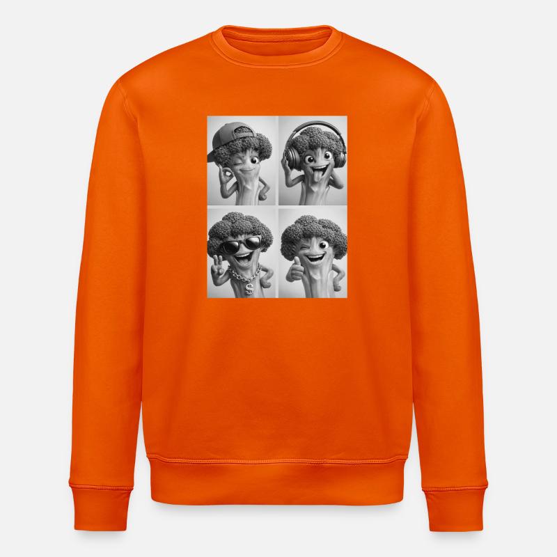 Broccoli - Stanley/Stella Unisex Bio-Sweatshirt ROLLER - Tieforange
