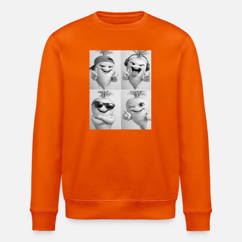Turnip - Stanley/Stella Unisex Bio-Sweatshirt ROLLER - Tieforange