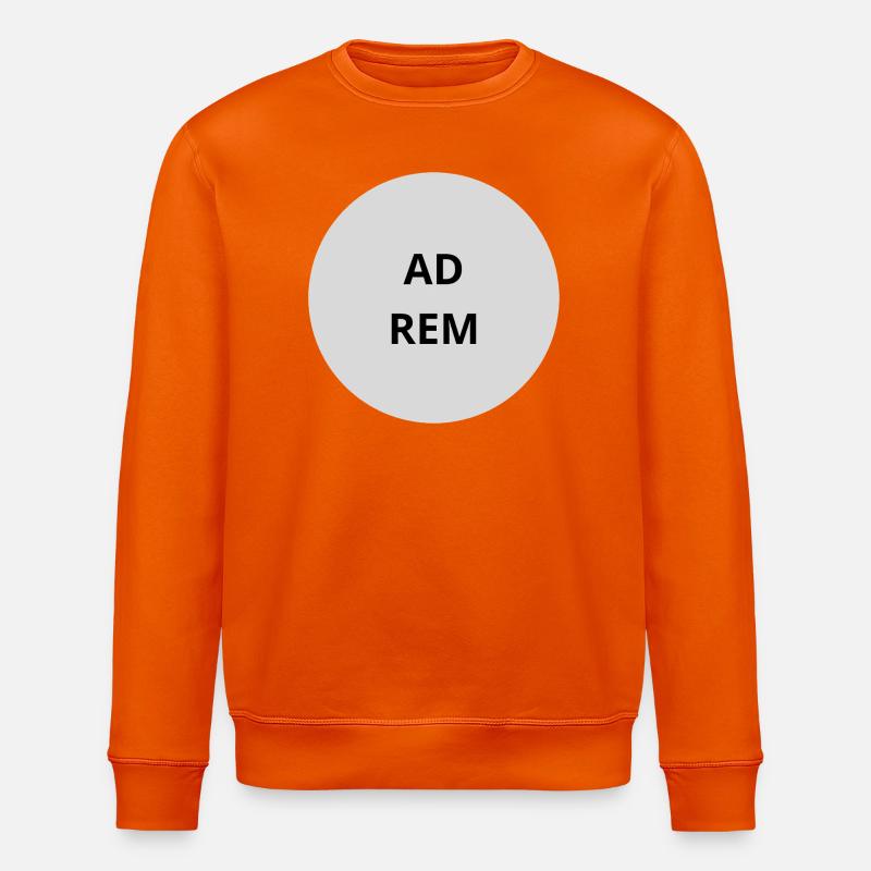 Text des Graukreis-Emblems - Stanley/Stella Unisex Bio-Sweatshirt ROLLER - Tieforange