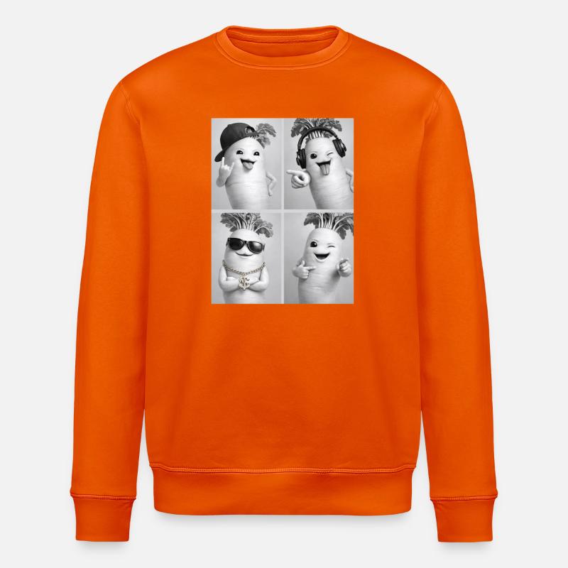 Daikon Radish - Stanley/Stella Unisex Bio-Sweatshirt ROLLER - Tieforange