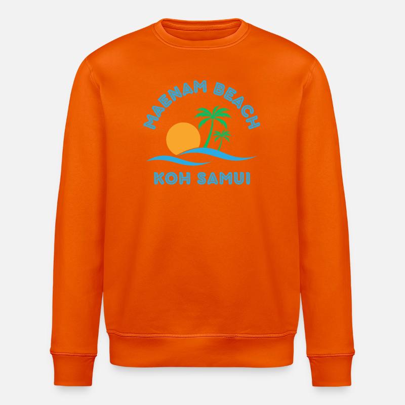 Mae Nam Strand Koh Samui - Stanley/Stella Unisex Bio-Sweatshirt ROLLER - Tieforange
