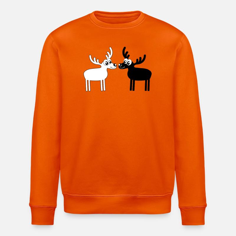Élans - Sweat bio ROLLER Stanley/Stella Unisexe - orange profond