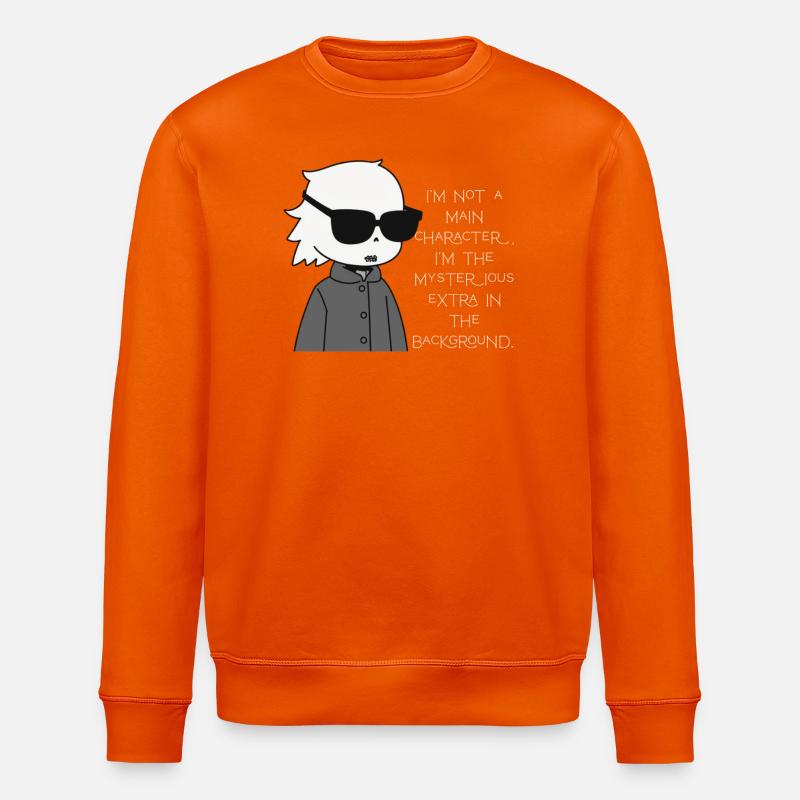 Extra mystérieux en arrière-plan - Sweat bio ROLLER Stanley/Stella Unisexe - orange profond