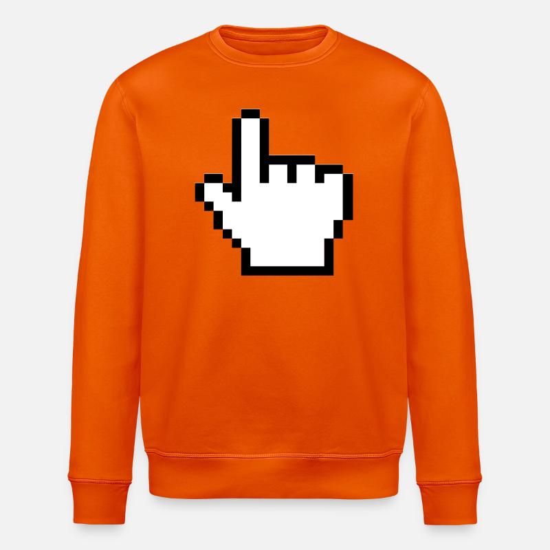 Main de souris originale - Sweat bio ROLLER Stanley/Stella Unisexe - orange profond