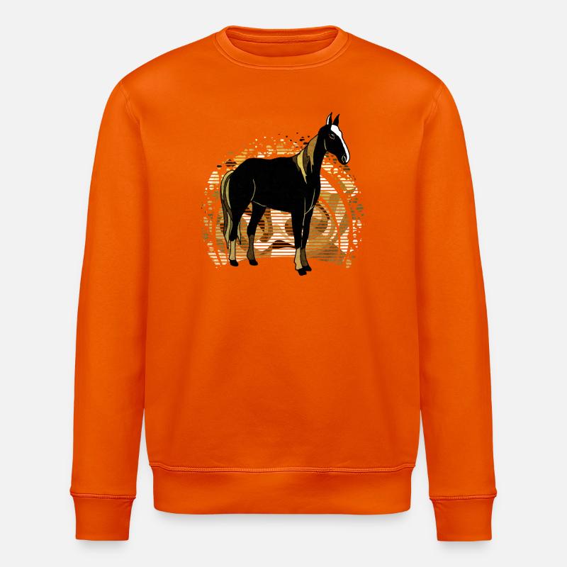 Pferd - Stanley/Stella Unisex Bio-Sweatshirt ROLLER - Tieforange
