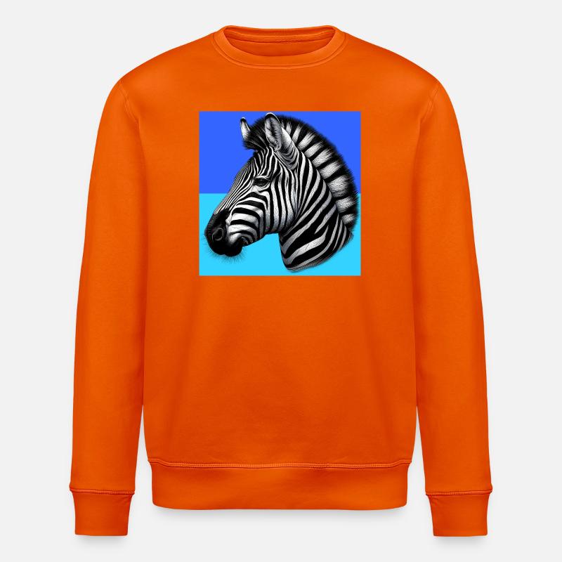 Zebra - Stanley/Stella Unisex Bio-Sweatshirt ROLLER - Tieforange
