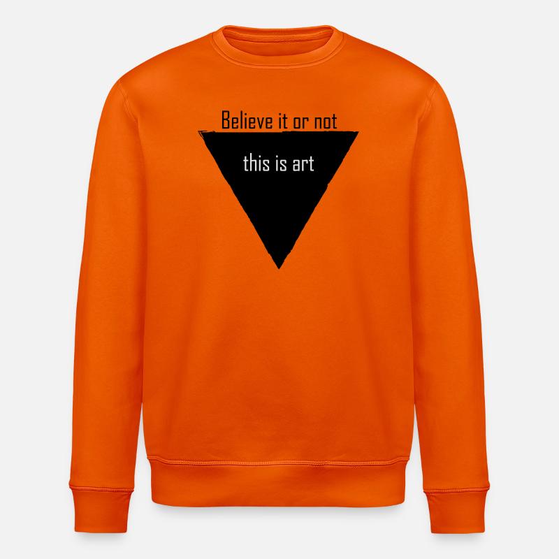 Croyez-le ou non, c’est de l’art - Sweat bio ROLLER Stanley/Stella Unisexe - orange profond