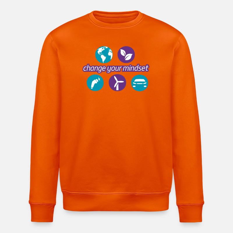 Change_your_mindset - Stanley/Stella Unisex Bio-Sweatshirt ROLLER - Tieforange