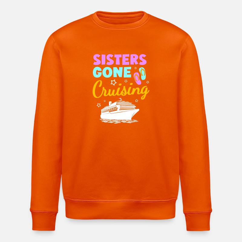 Croisière en bateau de croisière - Sweat bio ROLLER Stanley/Stella Unisexe - orange profond