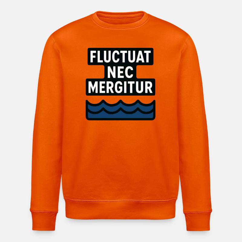 Fluctuat Nec Mergitur: Paris Resilient - Stanley/Stella Unisex Bio-Sweatshirt ROLLER - Tieforange