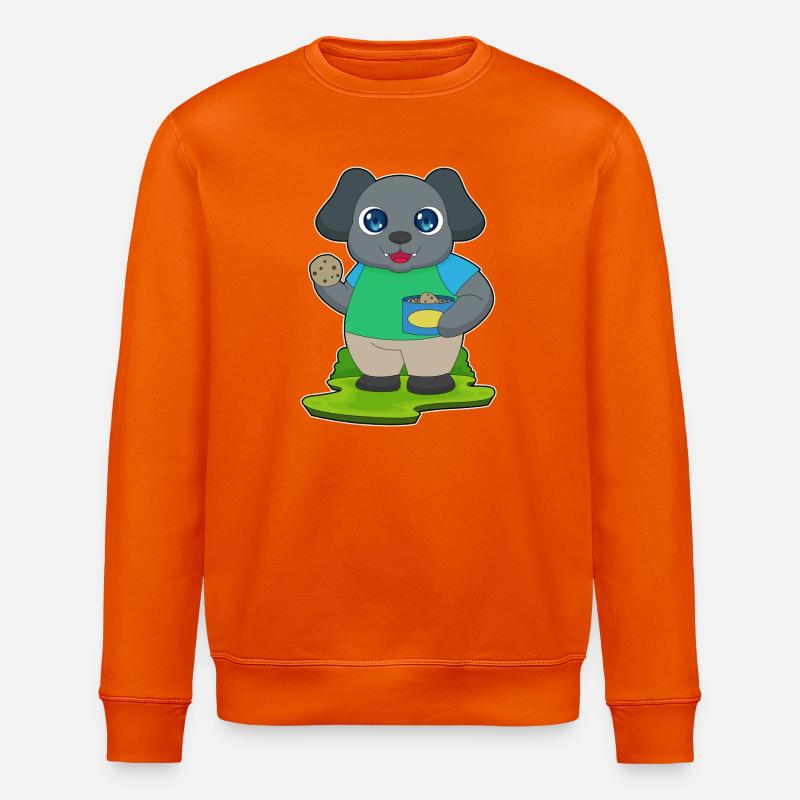 Biscuits pour chiens - Sweat bio ROLLER Stanley/Stella Unisexe - orange profond