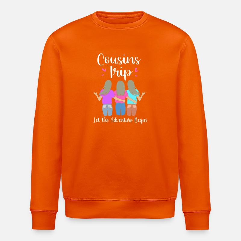 Cousin - Stanley/Stella Unisex Bio-Sweatshirt ROLLER - Tieforange