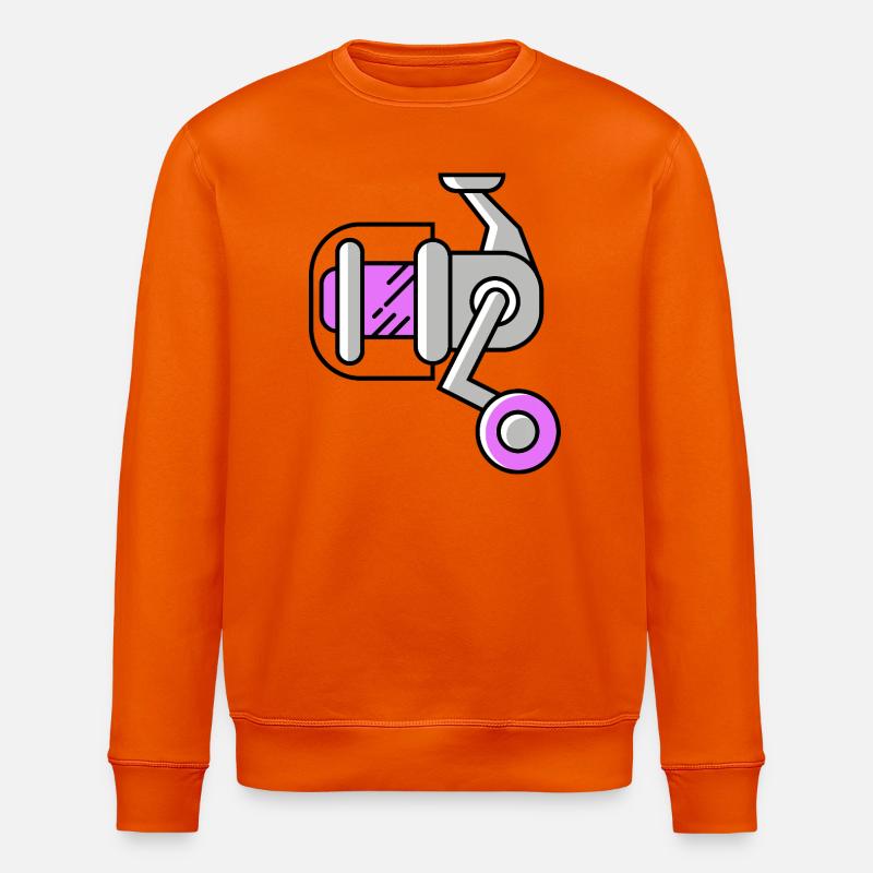 Angelrolle Symbol icon - Stanley/Stella Unisex Bio-Sweatshirt ROLLER - Tieforange