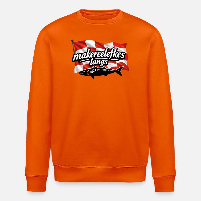 makereelefkes_langs - Sweat bio ROLLER Stanley/Stella Unisexe - orange profond