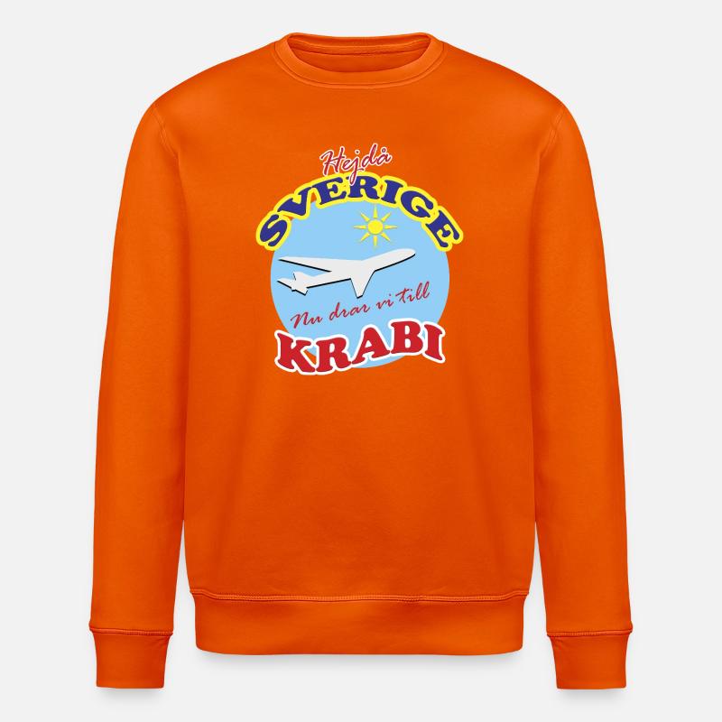 Adieu Suède – Allons à Krabi - Sweat bio ROLLER Stanley/Stella Unisexe - orange profond