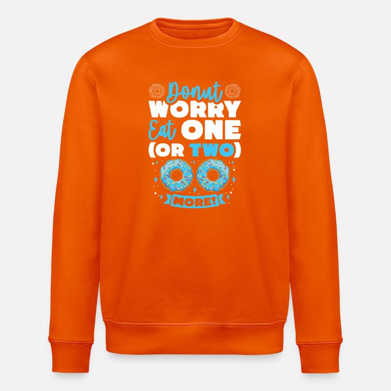 Restauration rapide en donuts - Sweat bio ROLLER Stanley/Stella Unisexe - orange profond