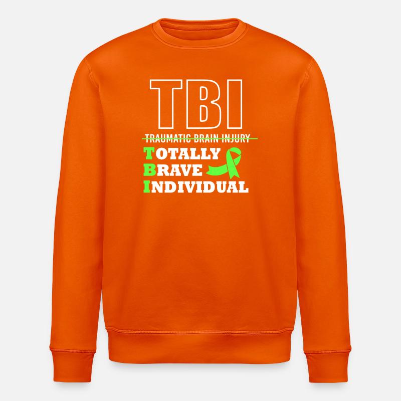 Autounfall Schädel-Hirn-Trauma Schädelhirntrauma - Stanley/Stella Unisex Bio-Sweatshirt ROLLER - Tieforange