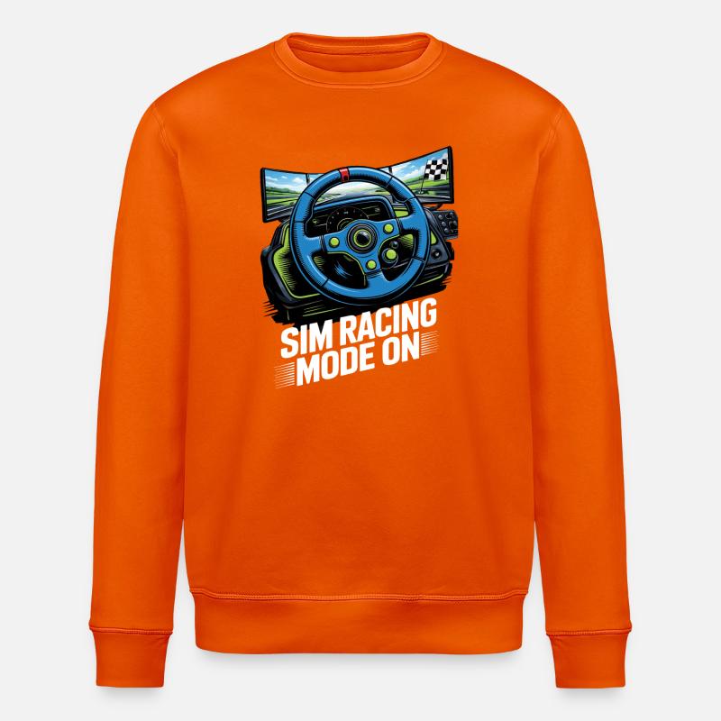 Mod de simulation de course - Sweat bio ROLLER Stanley/Stella Unisexe - orange profond