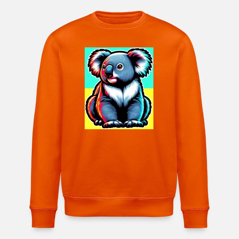 Koala - Stanley/Stella Unisex Bio-Sweatshirt ROLLER - Tieforange
