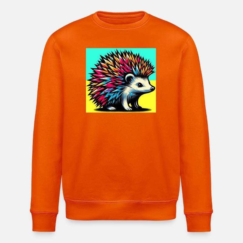 Igel - Stanley/Stella Unisex Bio-Sweatshirt ROLLER - Tieforange